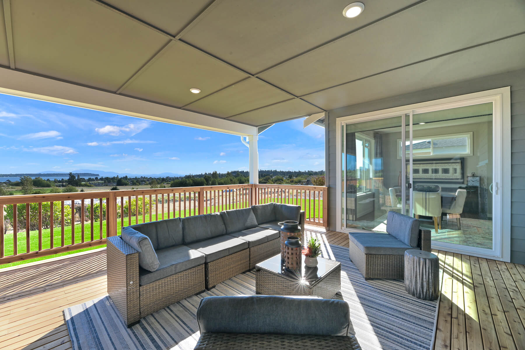 Covered patio in Washington State