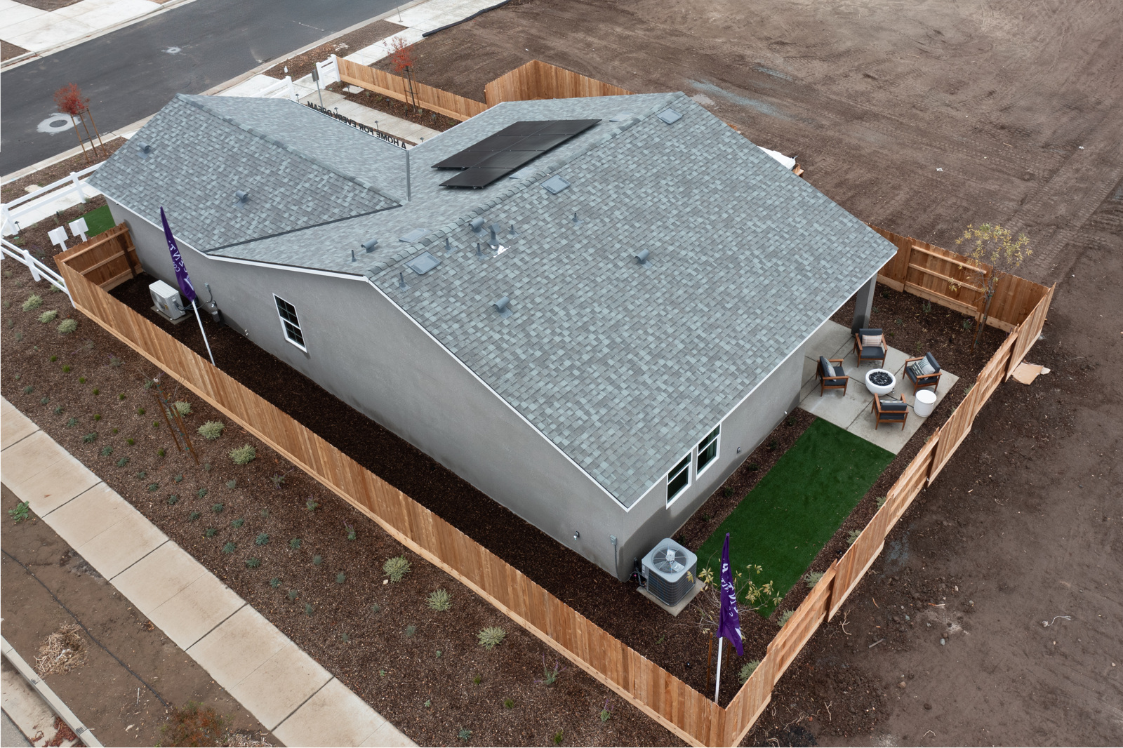 A building with a roof.