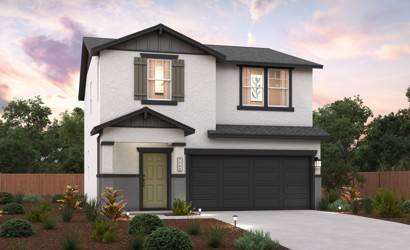 A house with a garage.