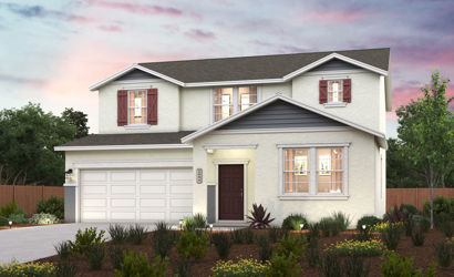 A house with a large front yard.