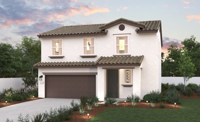 A house with a garage.