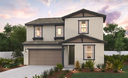 A house with a garage.