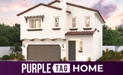 A house with a garage.