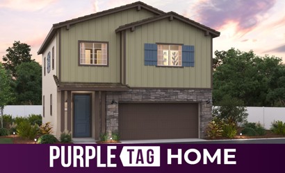 A house with a garage.