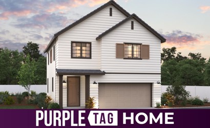 A house with a garage.