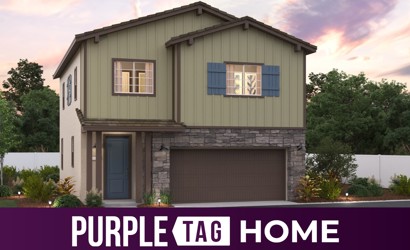 A house with a garage.