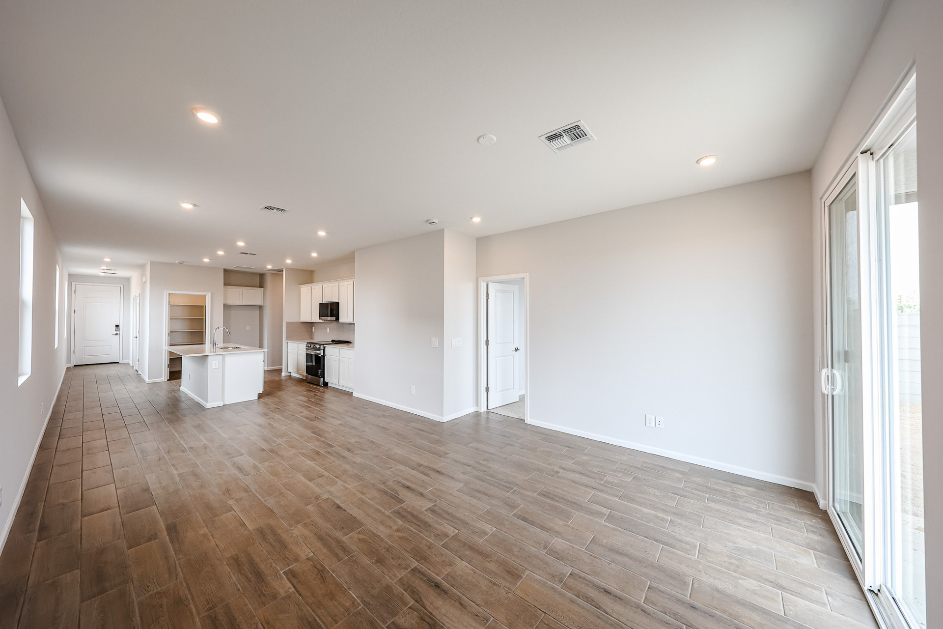 A large empty room.