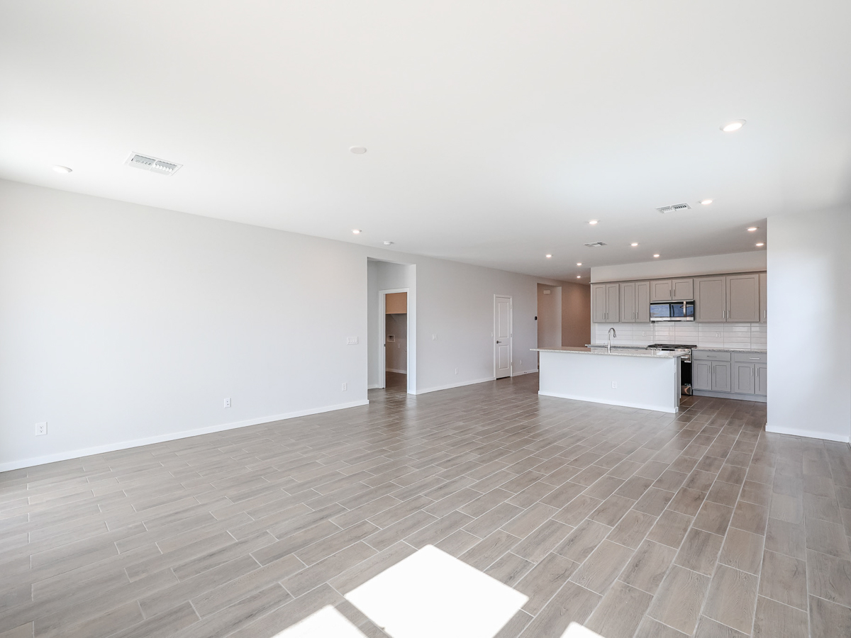 A large empty room.