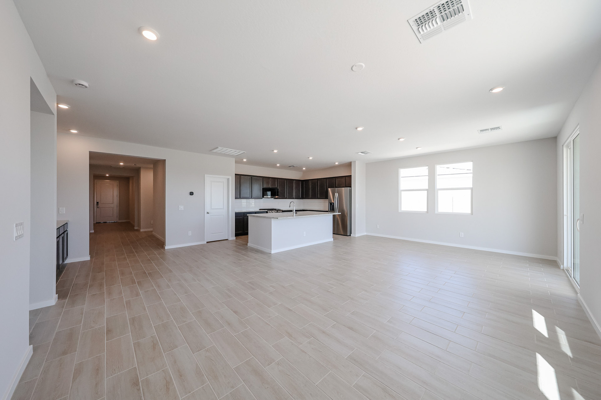 A large empty room.