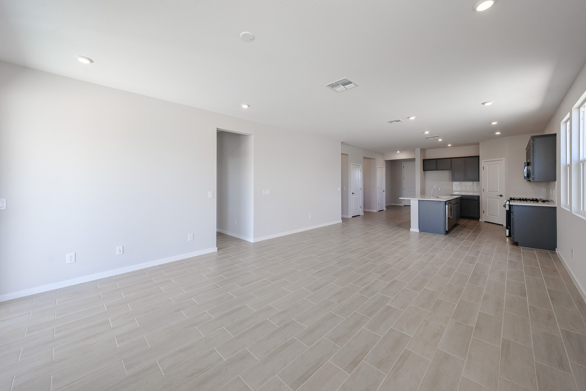 A large empty room.
