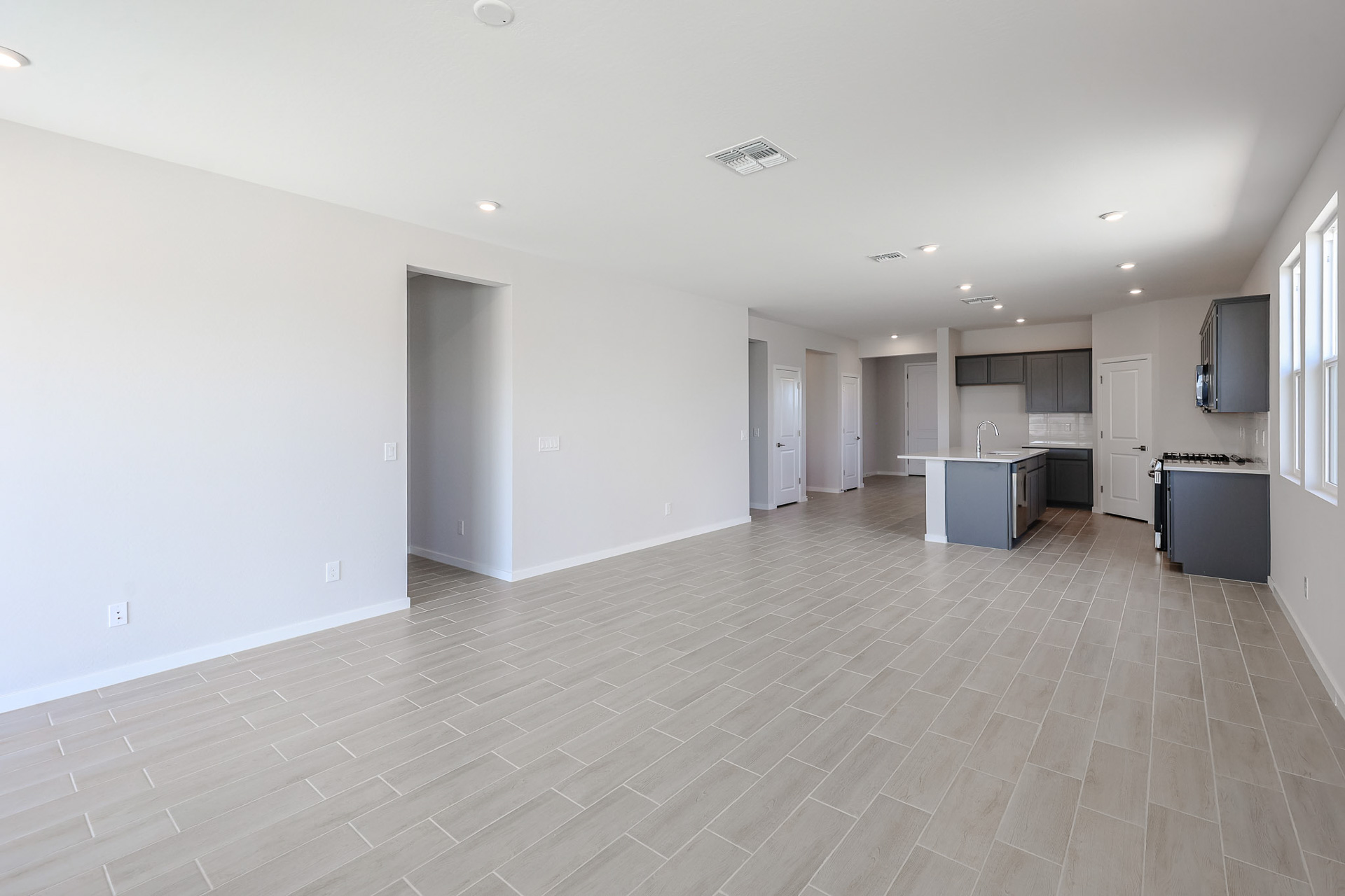 A large empty room.