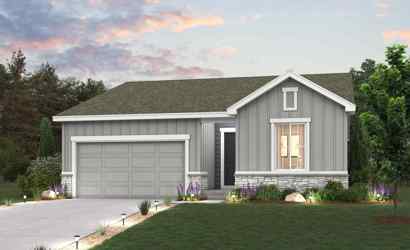 A house with a garage.
