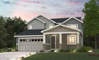 A house with a driveway.