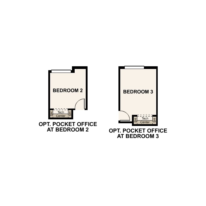 Diagram, engineering drawing. 202 Floorplan, Upper Level Options