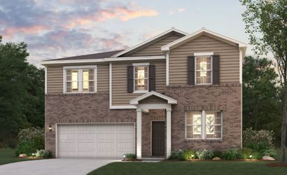 A house with a garage.