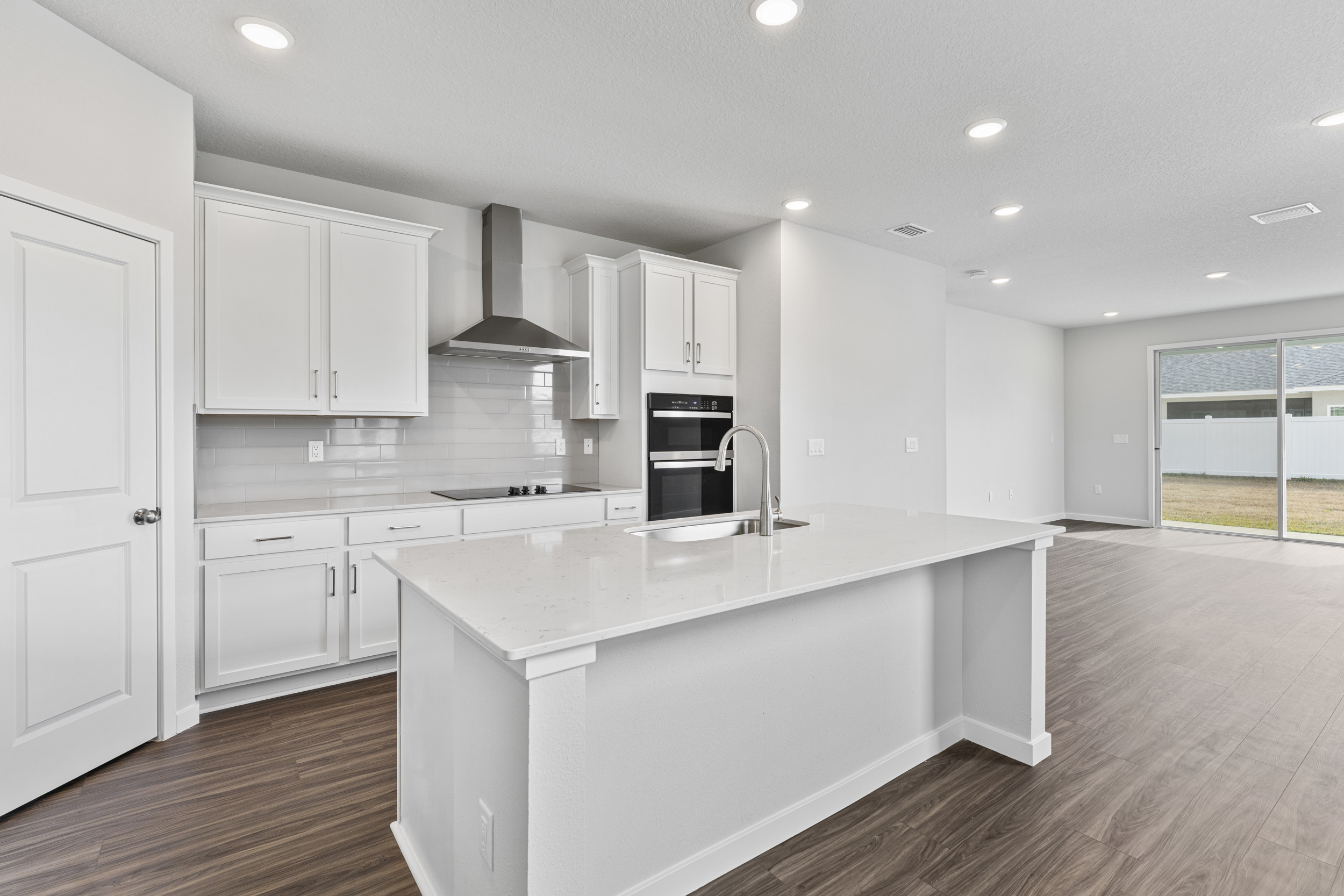 Lot 26 Chef's Kitchen with White Cabinets at The Preserve at Camden Woods