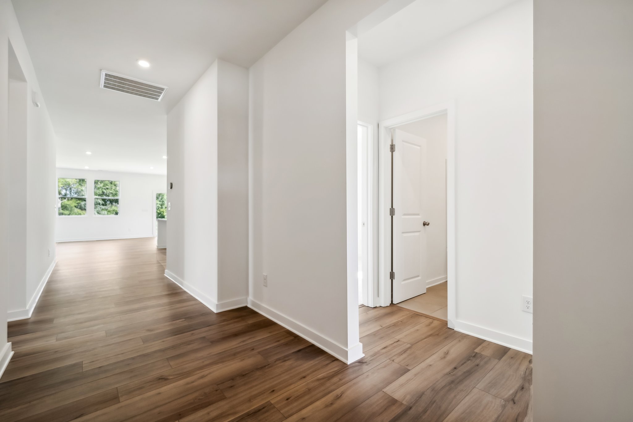 A room with white walls.