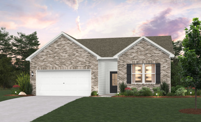 A house with a garage.