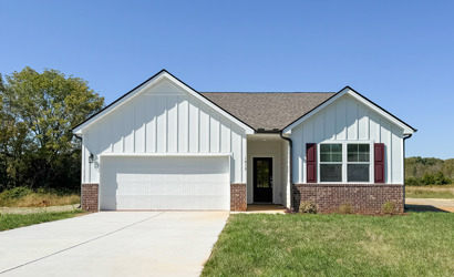 A house with a garage.