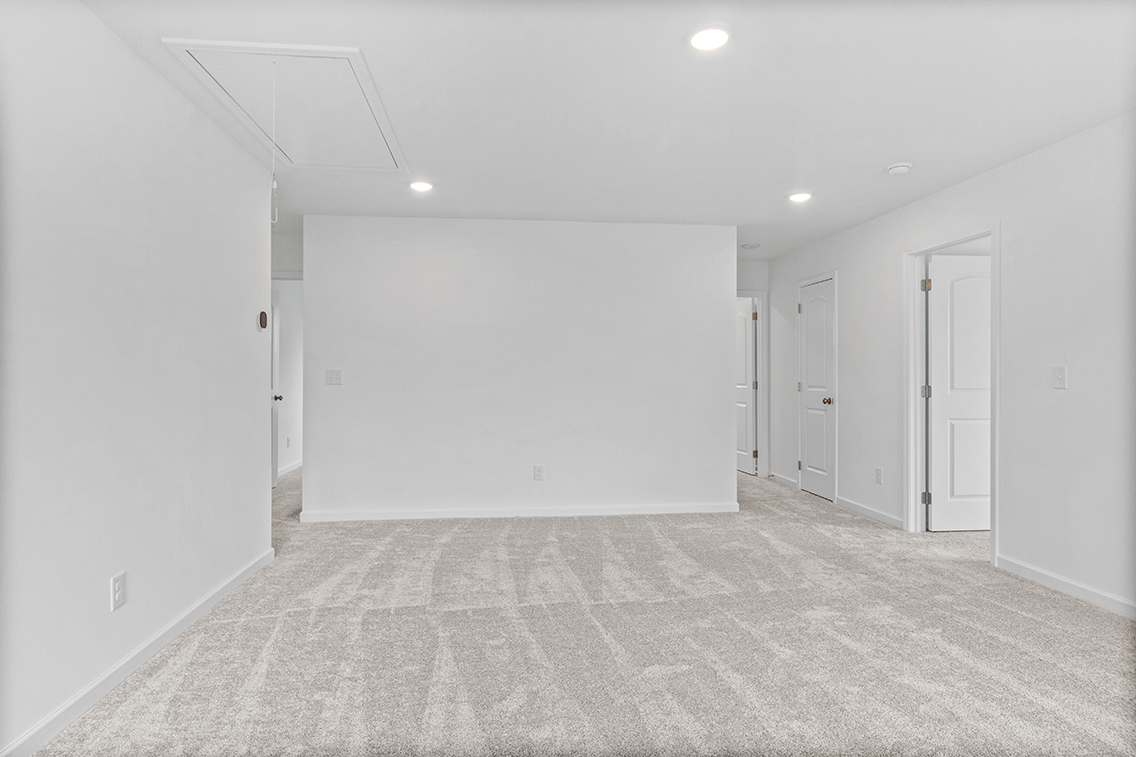 A room with white walls.