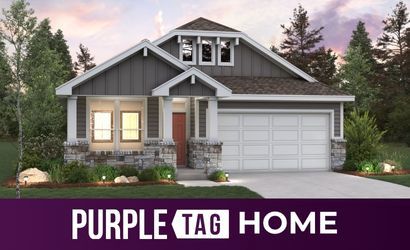 A house with a garage.