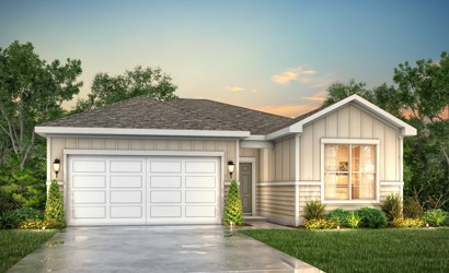 A house with a garage.