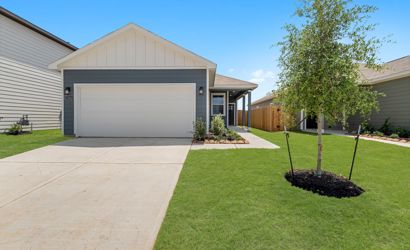 A house with a garage.