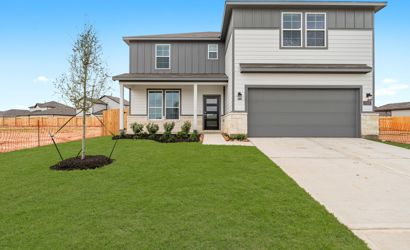 A house with a garage.