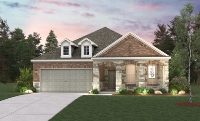 A house with a garage.
