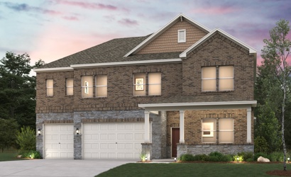 A house with a garage.