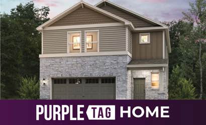 A house with a garage.