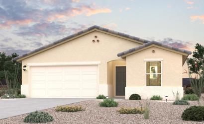 A house with a garage.