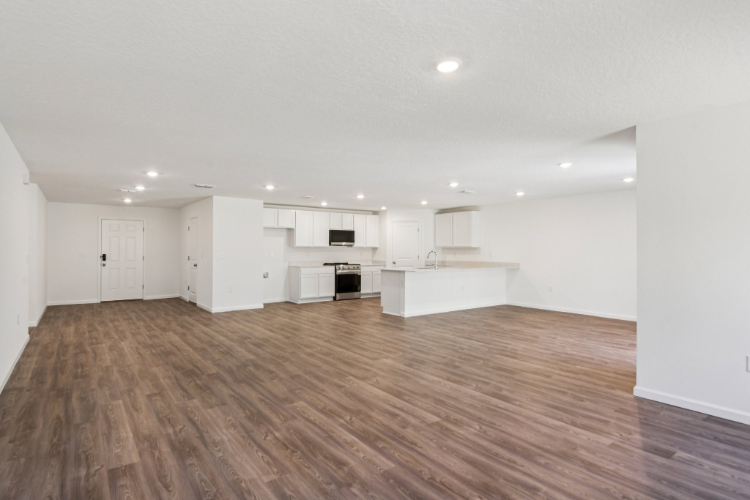 A large empty room.